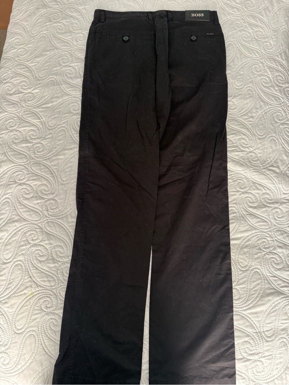Hugo Boss Men's Black Chinos